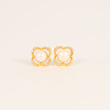 Pearl with zirconia stone Eartop