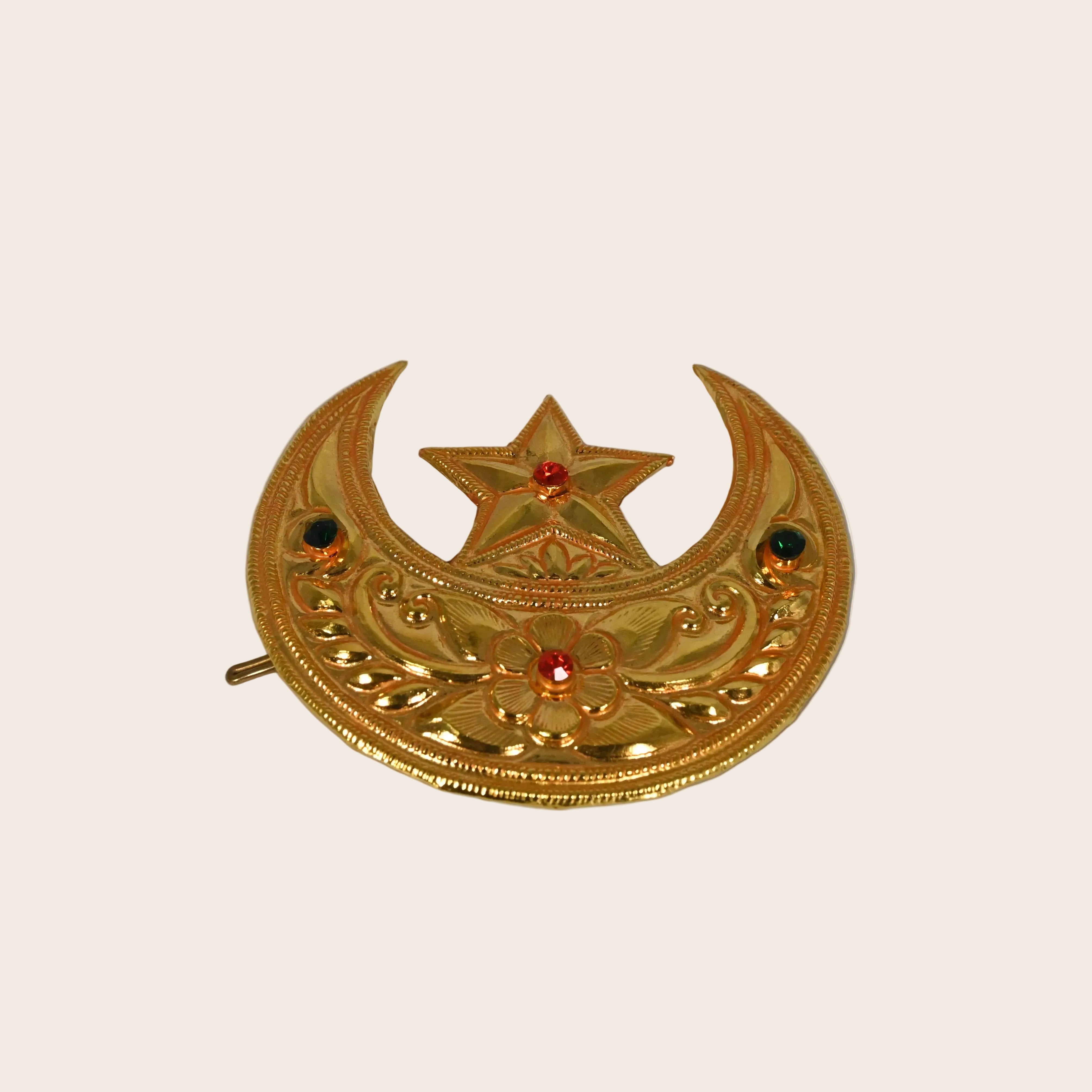 Traditional Chandrama Hairclip – Lama Jewellers