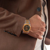 Gurkha Gents Watch Golden Mix