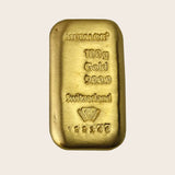 Metalor 100g Cast Gold Bar